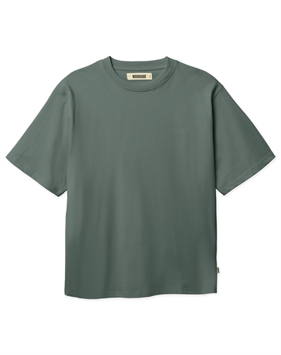 Woodbird - WBBaine Base T-Shirt - Pine Green